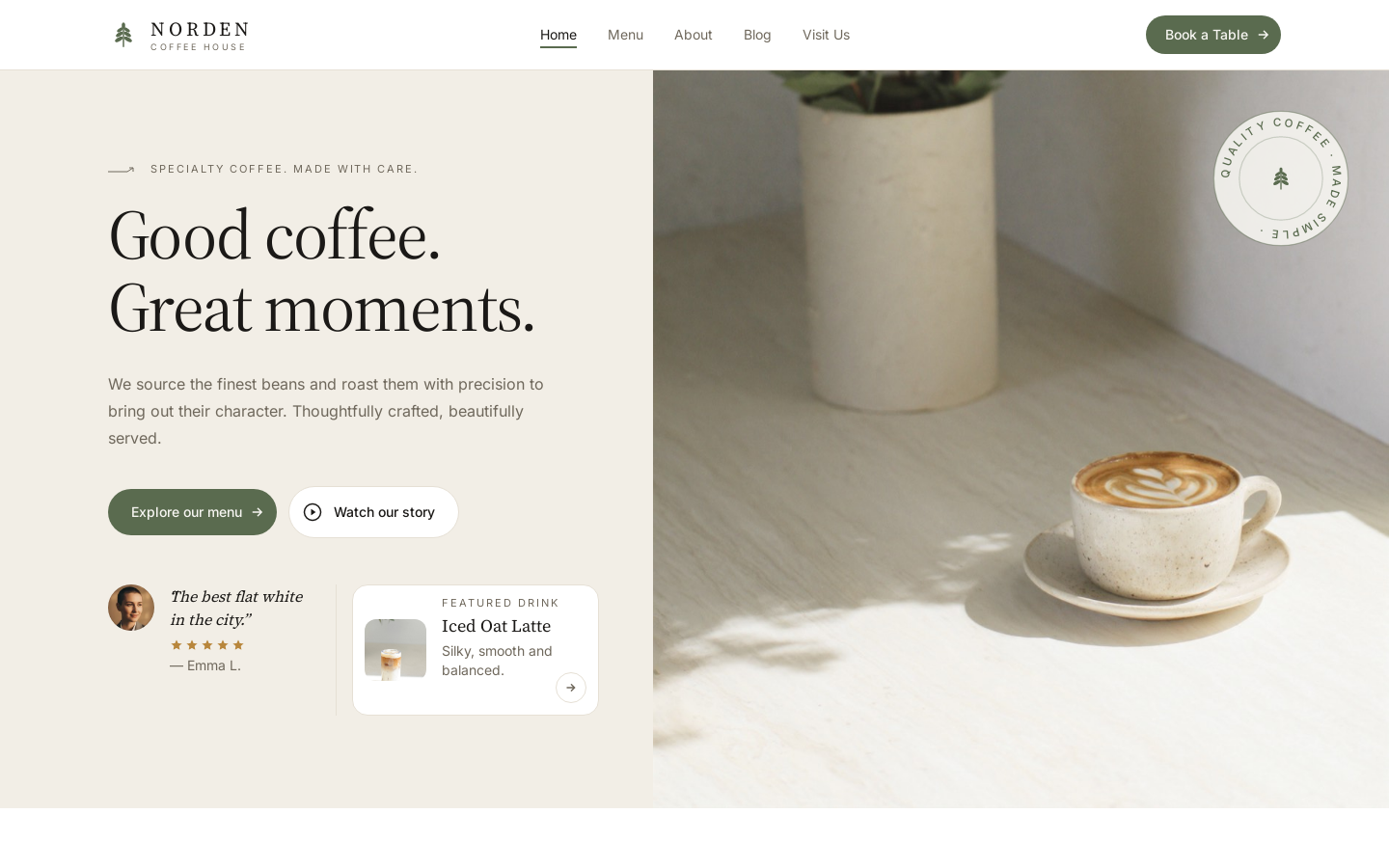 Norden template — live preview